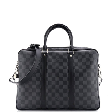 Louis Vuitton Porte-Documents Voyage Briefcase Damier Graphite PM