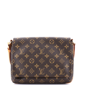 Louis Vuitton Musette Tango Handbag Monogram Canvas