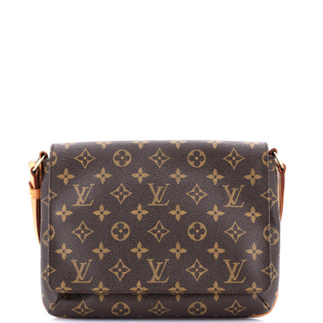 Louis Vuitton Musette Tango Handbag Monogram Canvas