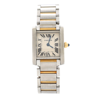 Cartier Tank Francaise Quartz Watch Stainless Steel and Yellow Gold 20
