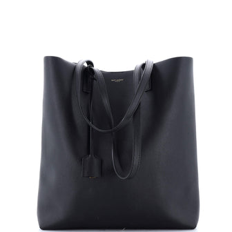 Saint Laurent Shopper Tote Leather Tall