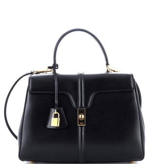 Celine 16 Top Handle Bag Smooth Calfskin Medium