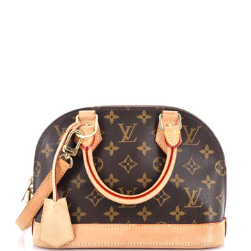 Louis Vuitton Alma Handbag Monogram Canvas BB