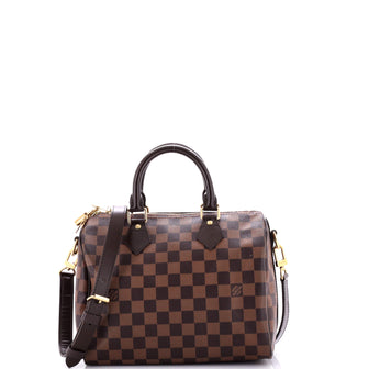 Louis Vuitton Speedy Bandouliere Bag Damier 25