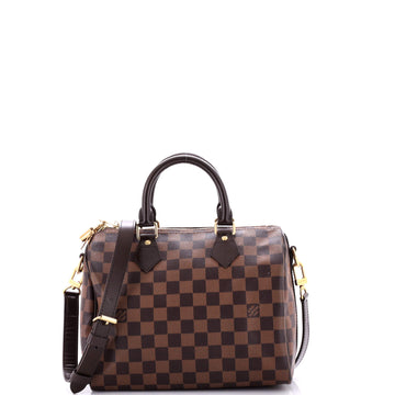 Louis Vuitton Speedy Bandouliere Bag Damier 25