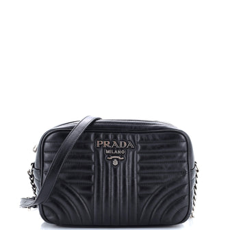 Prada Camera Bag Diagramme Quilted Leather Small