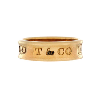 Tiffany & Co. 1837 Band Ring 18K Yellow Gold Medium