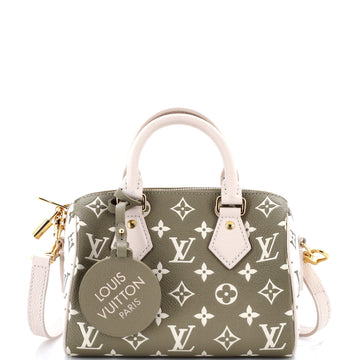 Louis Vuitton Speedy Bandouliere Bag Spring in the City Monogram Empreinte Leather 20