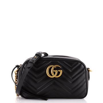 Gucci GG Marmont Shoulder Bag Matelasse Leather Small