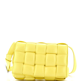 Bottega Veneta Cassette Crossbody Bag Padded Maxi Intrecciato Leather Small