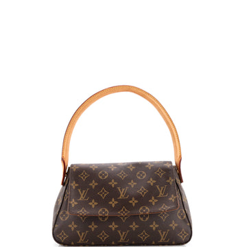 Louis Vuitton Looping Handbag Monogram Canvas Mini