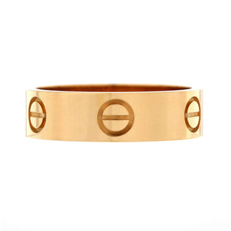 Cartier Love Band Ring 18K Yellow Gold