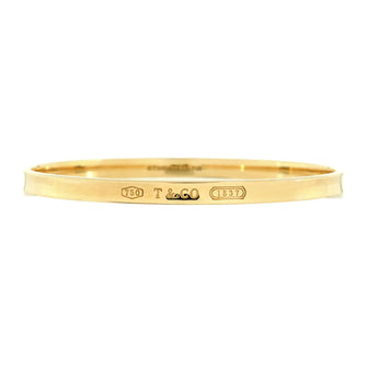 Tiffany & Co. 1837 Bangle Bracelet 18K Yellow Gold 5mm