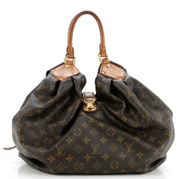 Louis Vuitton XL Hobo Monogram Canvas and Alligator