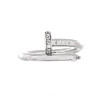 Cartier Juste un Clou Ring 18K White Gold with Diamonds