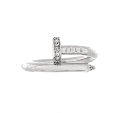 Cartier Juste un Clou Ring 18K White Gold with Diamonds