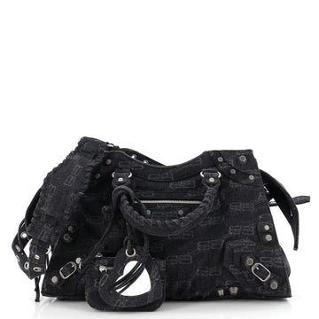 Balenciaga Neo Cagole City Bag BB Denim Medium