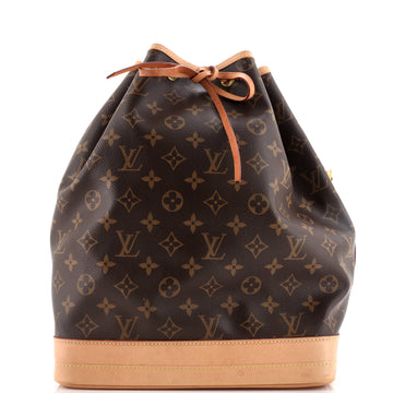 Louis Vuitton Noe Handbag Monogram Canvas Large