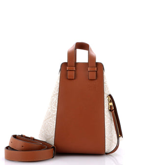 Loewe Hammock Bag Leather and Anagram Jacquard Small