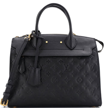 Louis Vuitton Pont Neuf Handbag Monogram Empreinte Leather MM