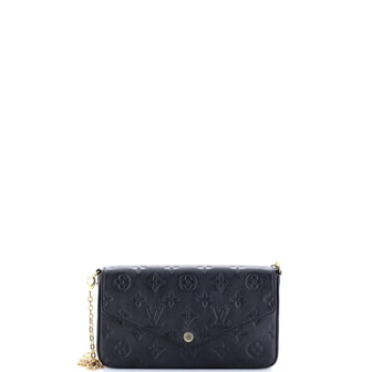 Louis Vuitton Felicie Pochette Monogram Empreinte Leather