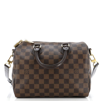 Louis Vuitton Speedy Bandouliere Bag Damier 25