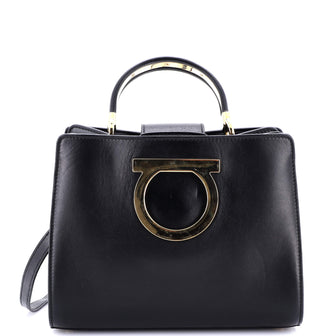 Salvatore Ferragamo Thalia Top Handle Bag Leather