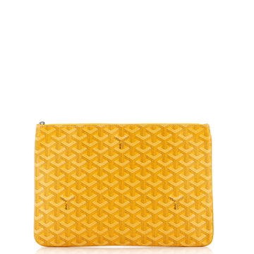 Goyard Senat Zip Pouch Coated Canvas MM