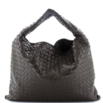 Bottega Veneta Hop Hobo Intrecciato Leather Large