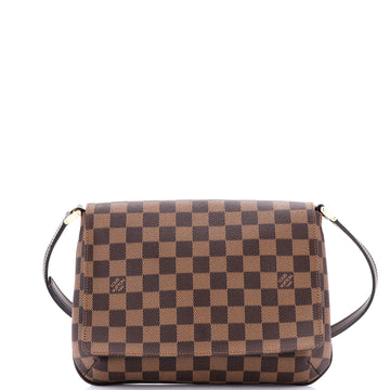 Louis Vuitton Musette Tango Handbag Damier