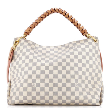 Louis Vuitton Braided Handle Beaubourg Hobo Damier MM