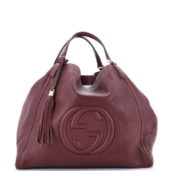 Gucci Soho Shoulder Bag Leather Large
