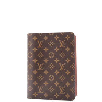 Louis Vuitton Desk Agenda Cover Monogram Canvas