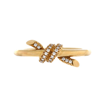 Tiffany & Co. Knot Ring 18K Yellow Gold with Diamonds