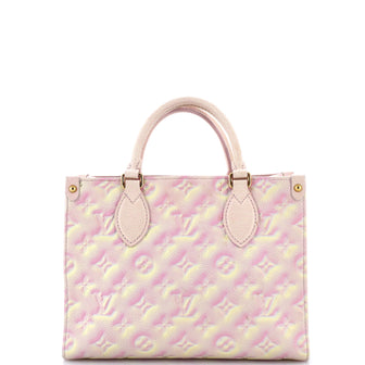 Louis Vuitton OnTheGo Tote Stardust Monogram Empreinte Leather PM