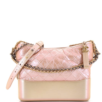 Chanel Gabrielle Hobo Quilted Iridescent Lambskin Medium
