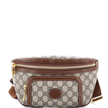 Gucci Interlocking G Patch Belt Bag GG Coated Canvas