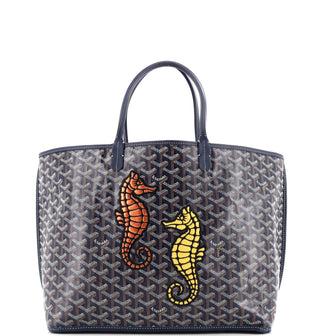 Goyard Anjou Reversible Tote Embroidered Coated Canvas PM
