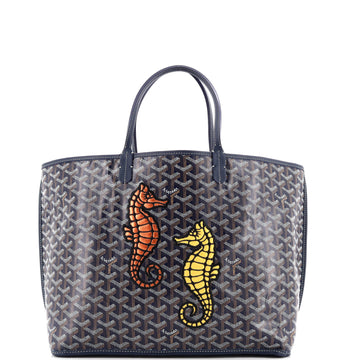 Goyard Anjou Reversible Tote Embroidered Coated Canvas PM