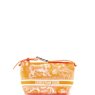 Christian Dior Toile de Jouy DiorTravel Nomad Pouch Print Technical Fabric Small
