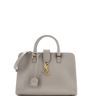 Saint Laurent Monogram Cabas Leather Small