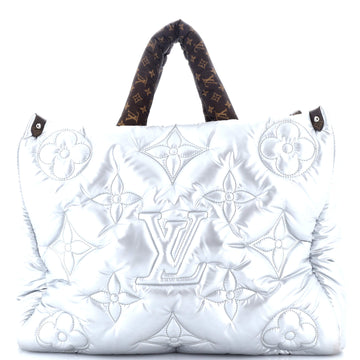 Louis Vuitton Pillow OnTheGo Tote Monogram Quilted Econyl Nylon GM