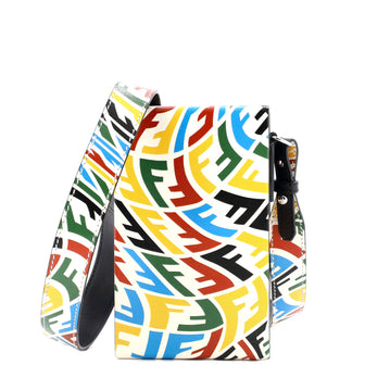Fendi Vertical Box Crossbody Bag Vertigo Zucca Leather