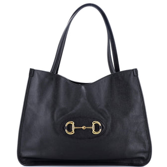 Gucci Horsebit 1955 Tote Leather Medium