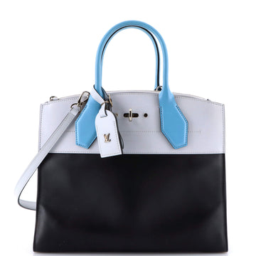 Louis Vuitton City Steamer Handbag Leather MM