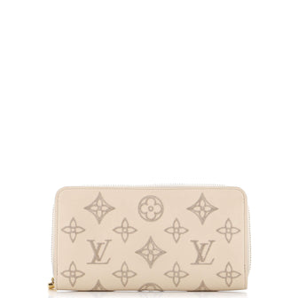 Louis Vuitton Zippy Wallet Monogram Broderie Anglaise Embroidered Leather