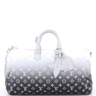 Louis Vuitton Keepall Bandouliere Bag LV Ski Gradient Monogram Nylon 45
