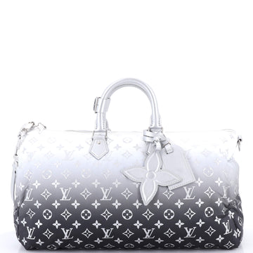 Louis Vuitton Keepall Bandouliere Bag LV Ski Gradient Monogram Nylon 45
