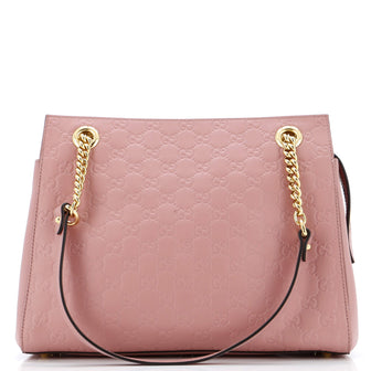Gucci Soft Signature Shoulder Bag Guccissima Leather Medium