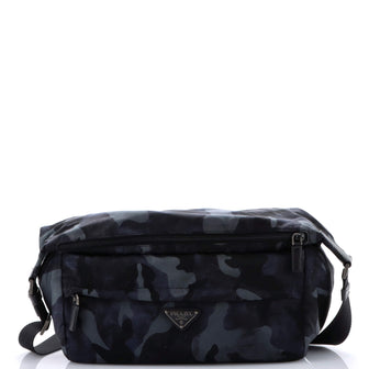 Prada Camouflage Convertible Pocket Belt Bag Tessuto Medium